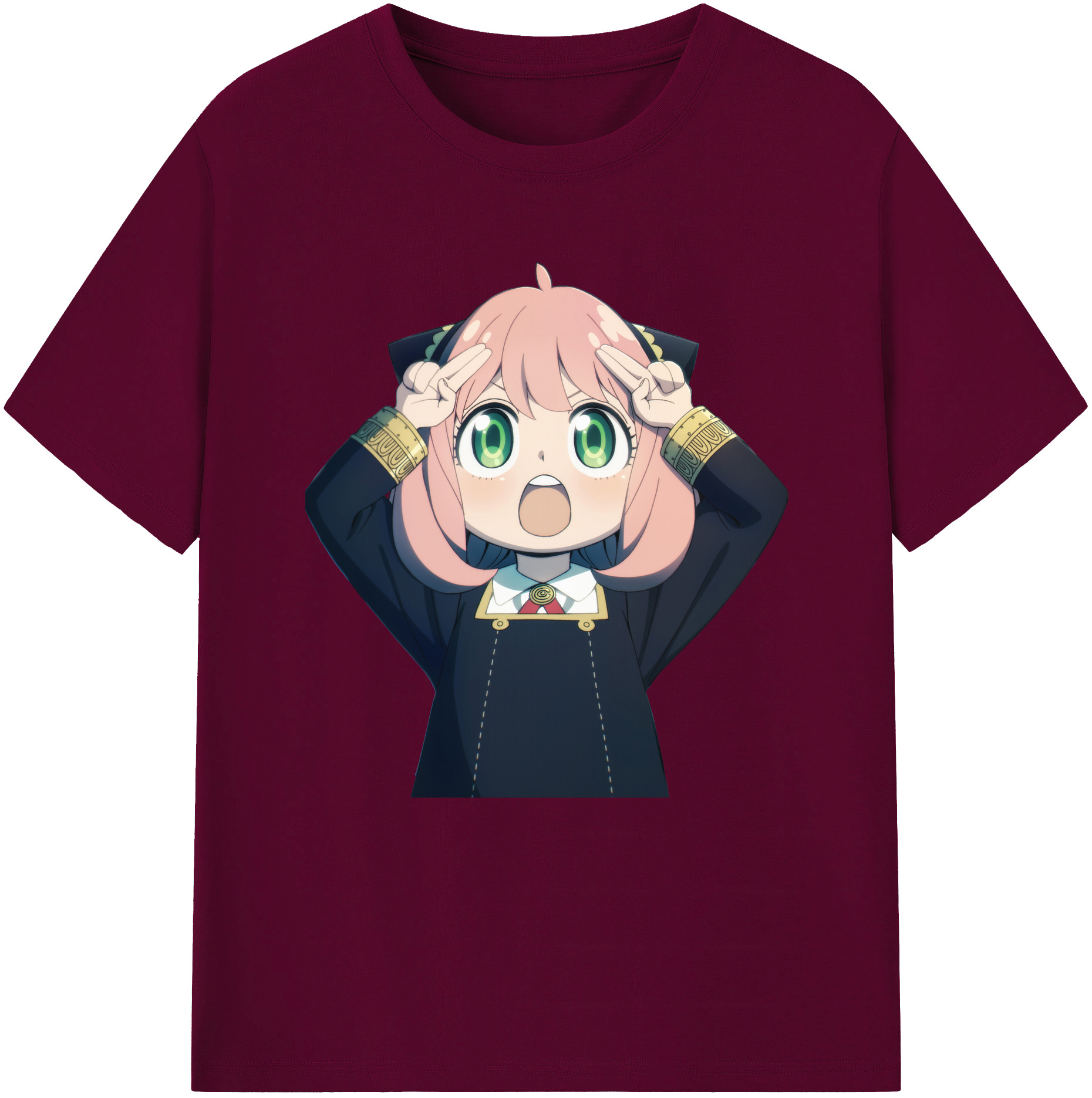 （画像用） SPY×FAMILY间谍家家酒 レディースカジュアルプリントTシャツ（綿100％）